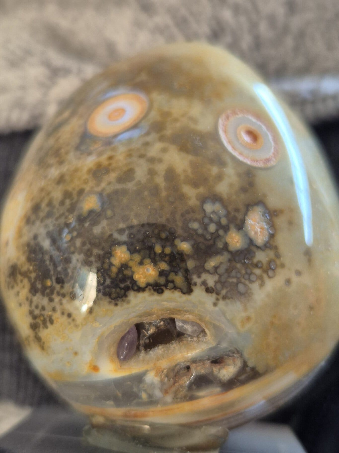 Agate Brésil yeux