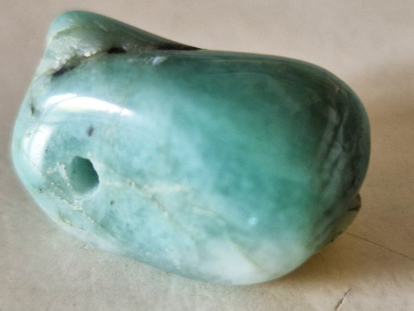 Emeraude percée 1,5mm