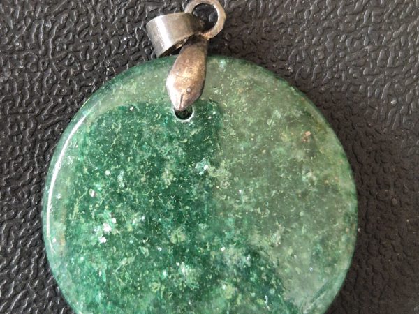 Fuchsite ronde argent