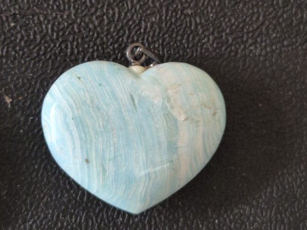 Hémimorphite coeur argent