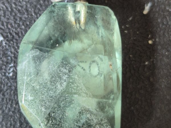 Fluorite verte facettée