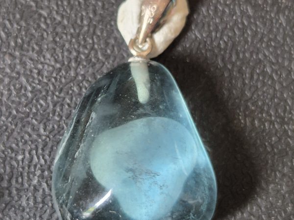 Fluorite bleue argent