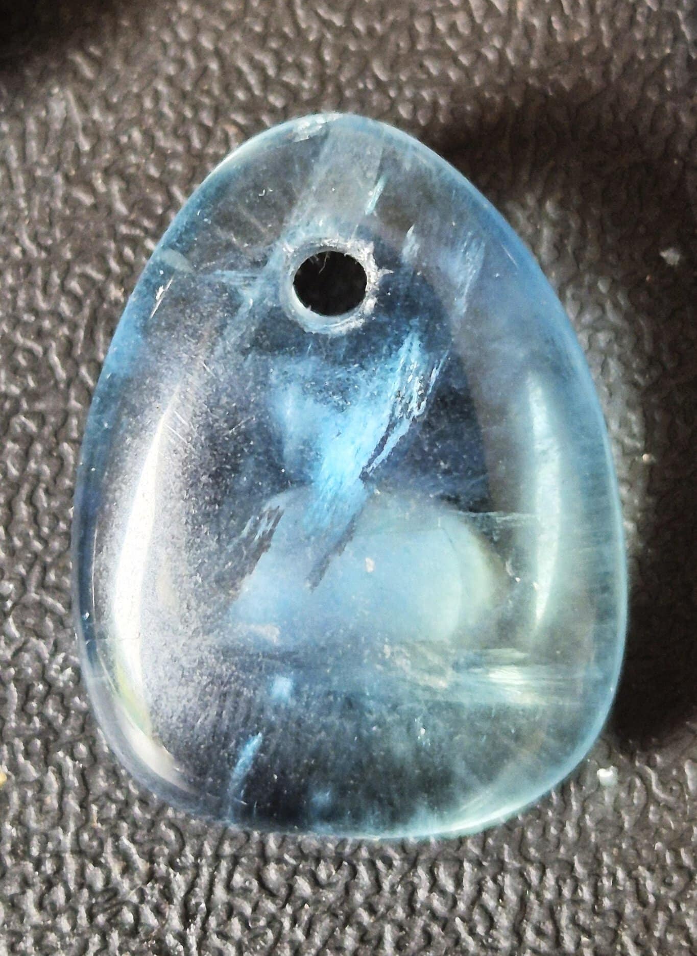 Fluorite bleue frontale