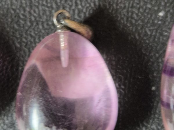 Fluorite violette argent