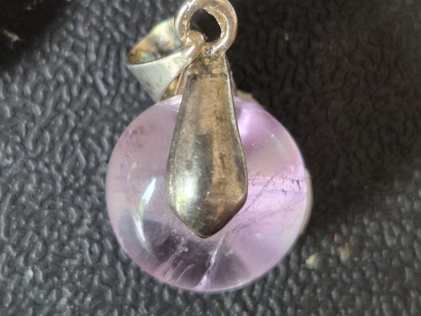 Fluorite violette rondelle
