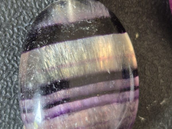 Fluorite Arc-en-Ciel argent