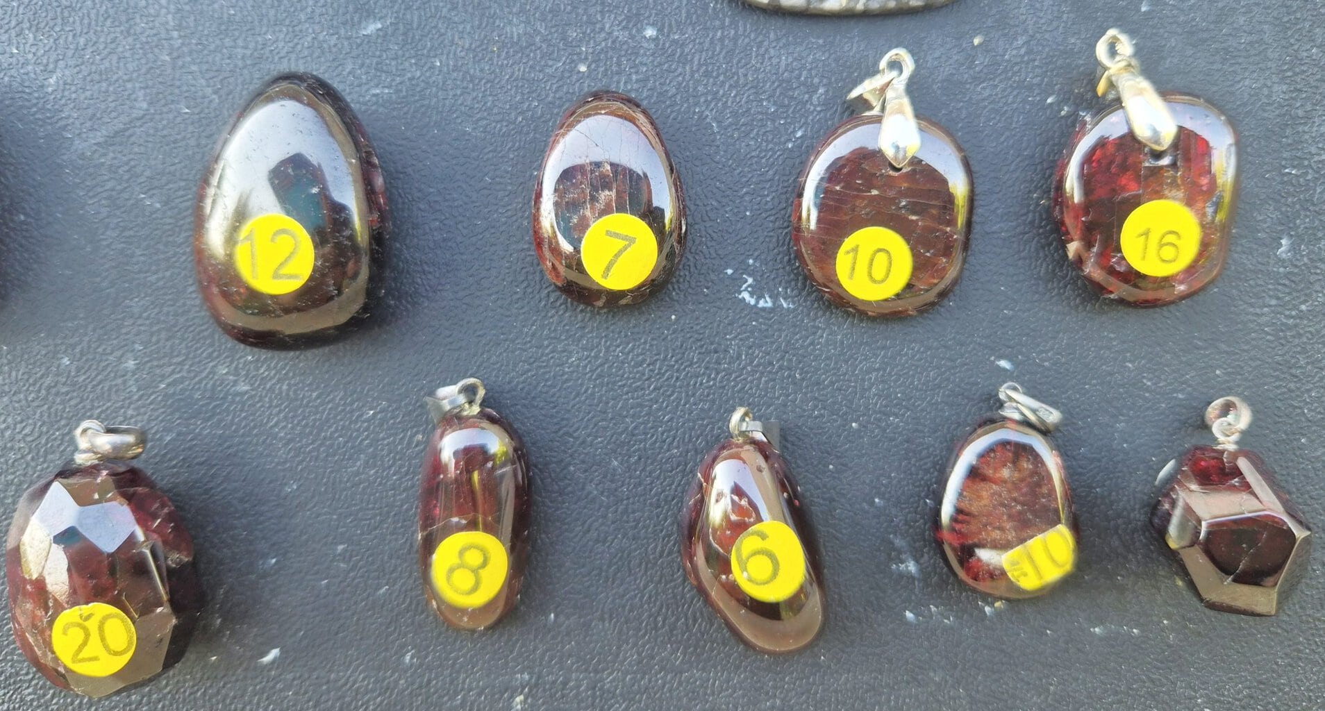 Grenat facetté argent – Image 2
