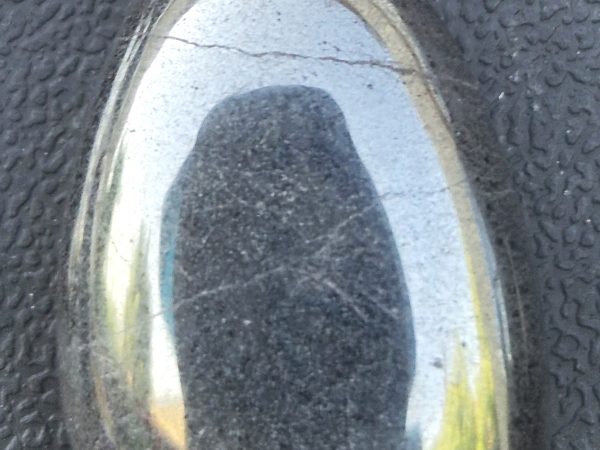 Hématite bélière argent