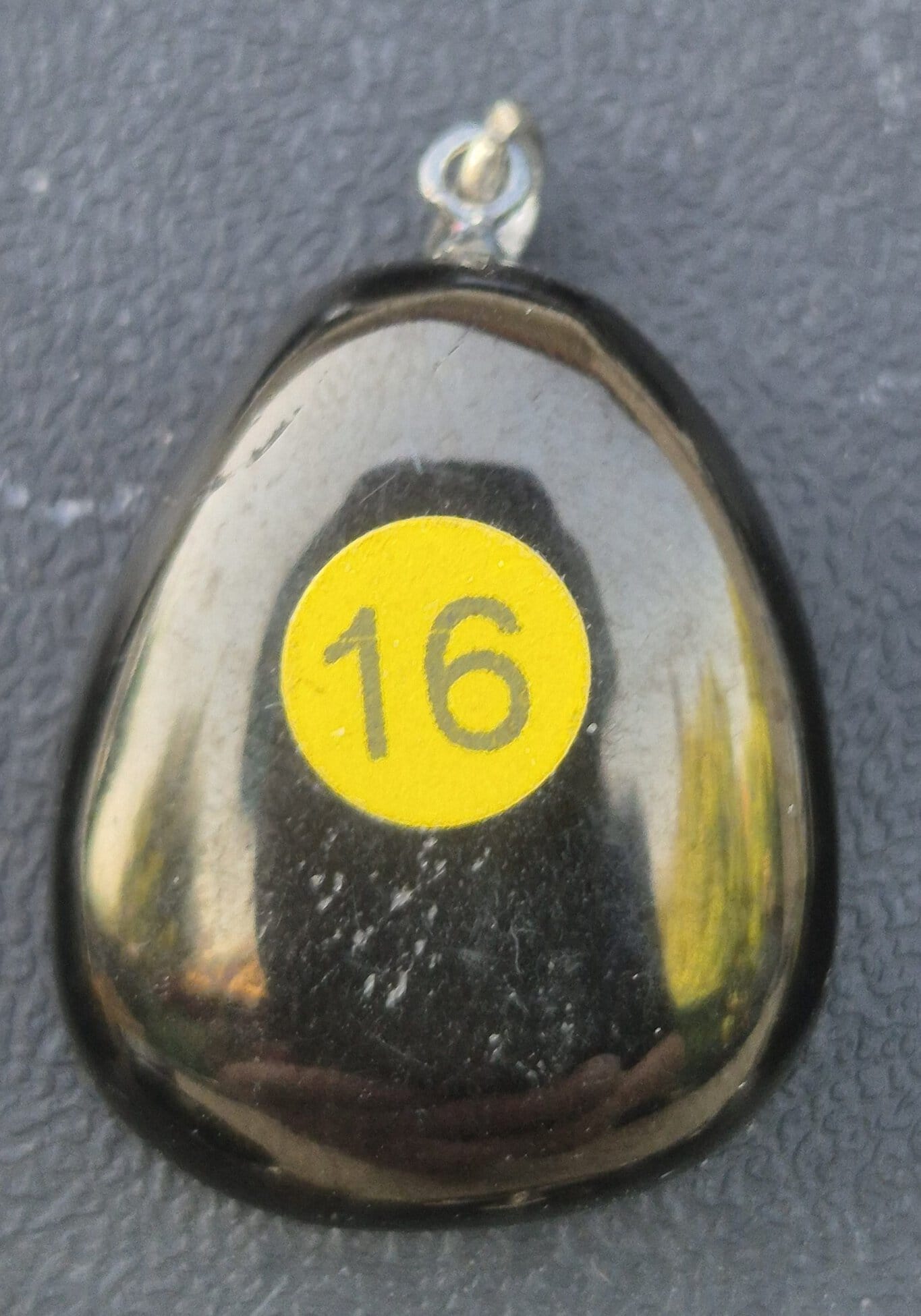 Jais bélière argent
