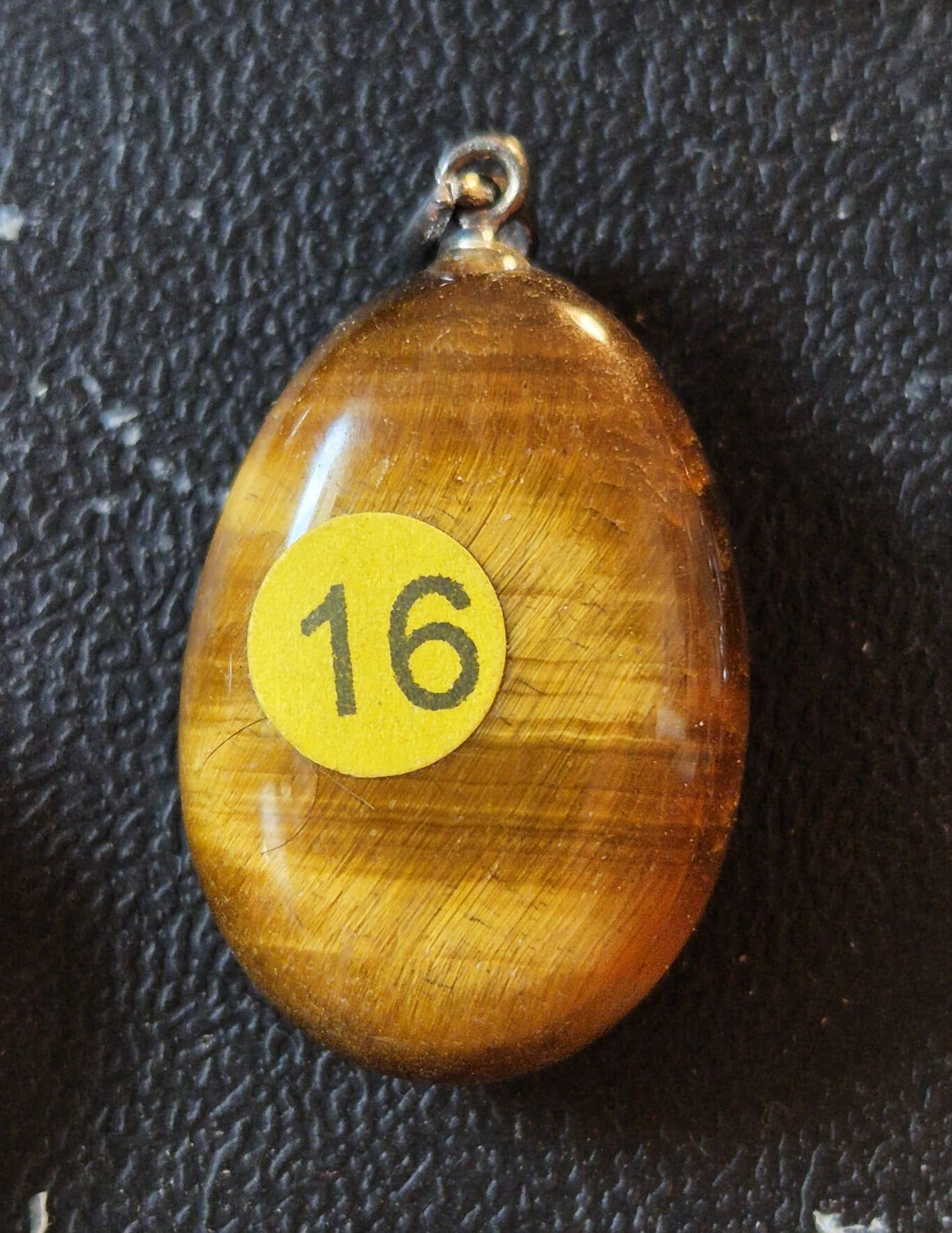 Œil de Tigre olive argent