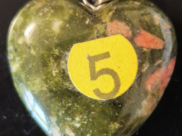 Unakite coeur