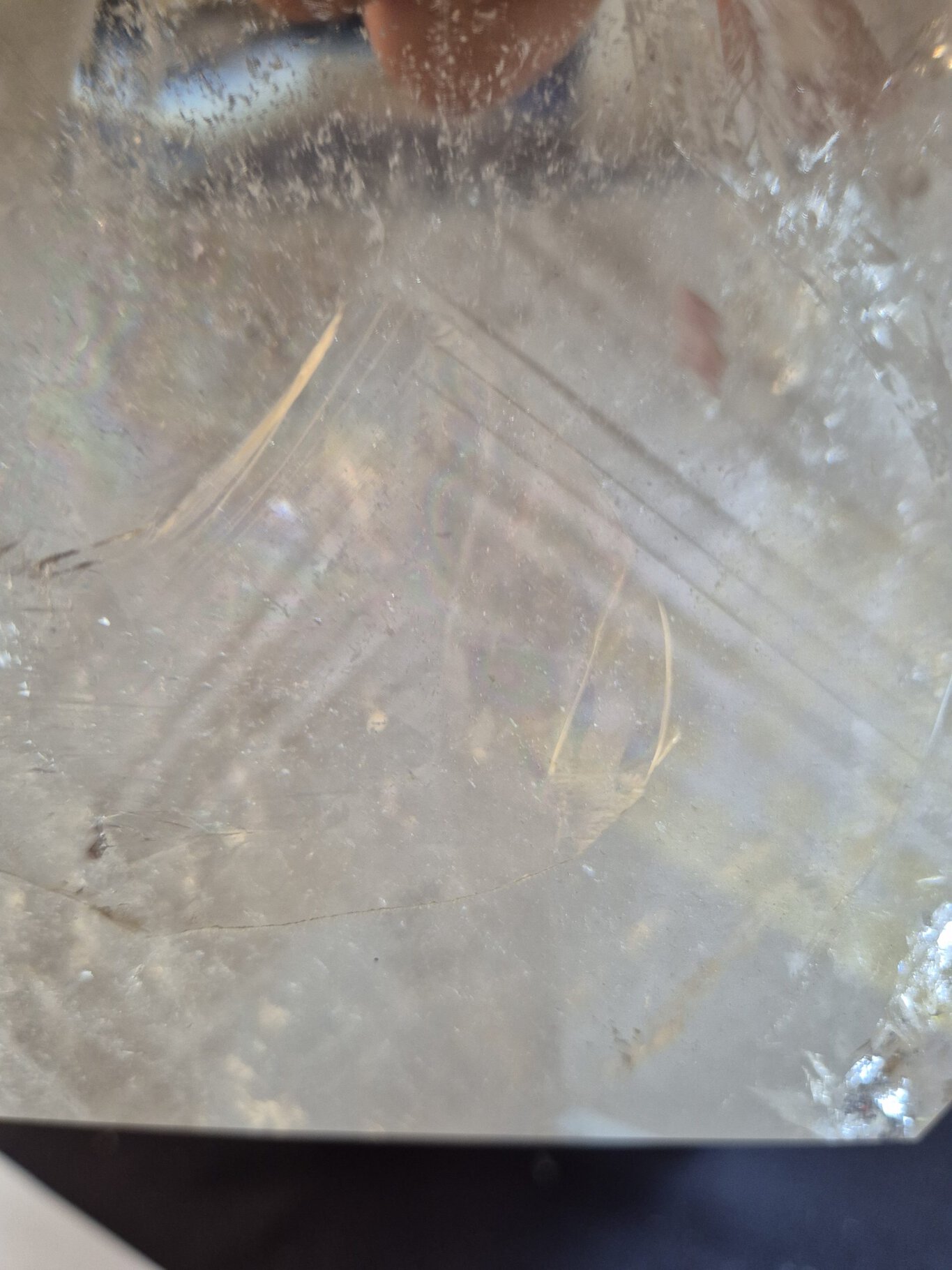 Quartz fantôme poli n1