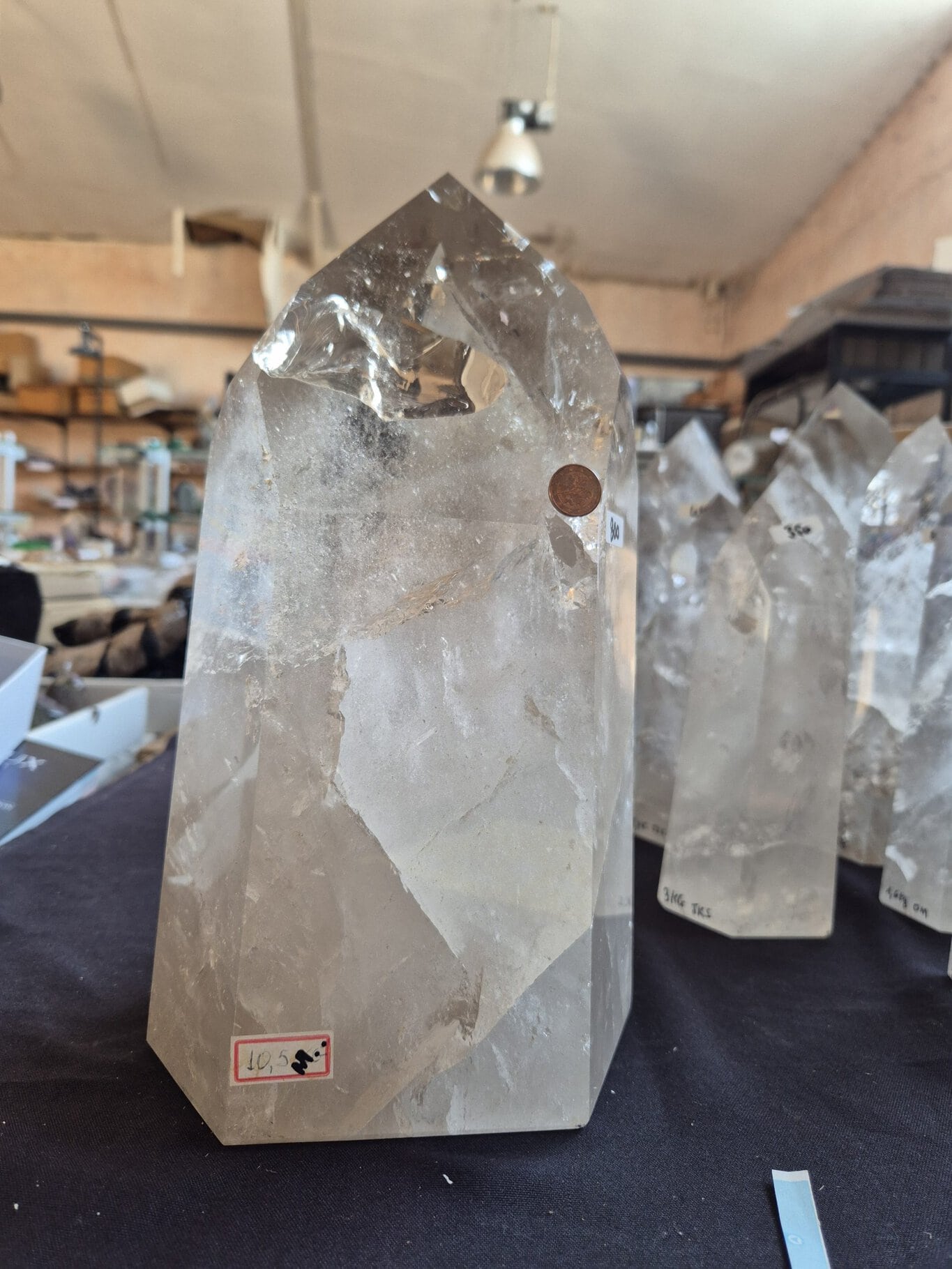 Quartz fantôme poli n1