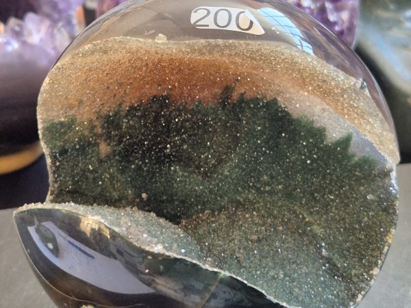 Sphère Agate Chlorite