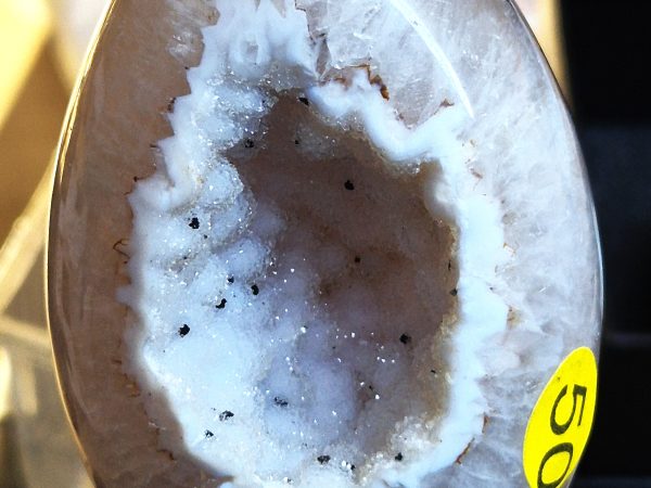 Oeuf Calcédoine blanche