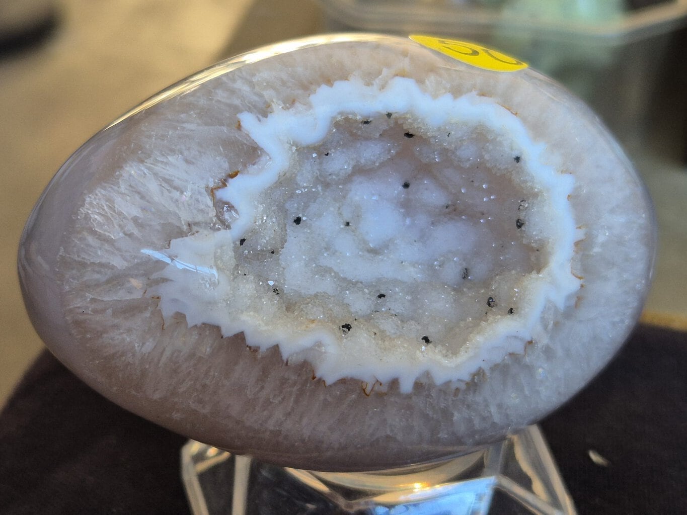 Oeuf Calcédoine blanche – Image 2