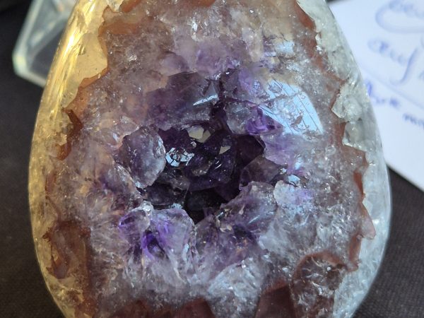 Oeuf Agate marron