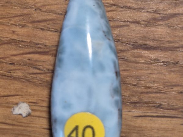 Larimar cabochon goutte