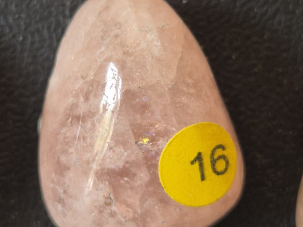 Morganite rose percée