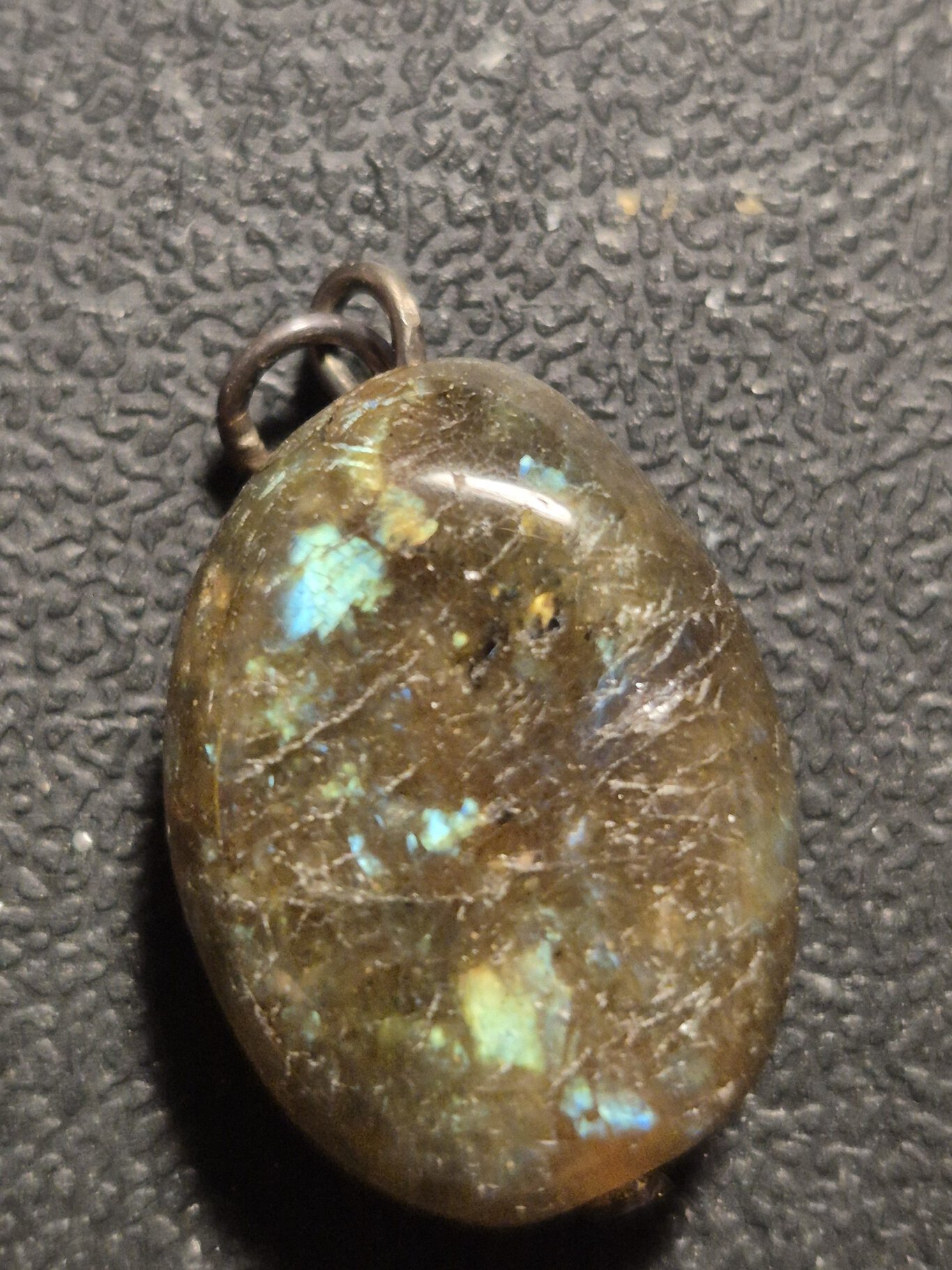 Labradorite roulée argent