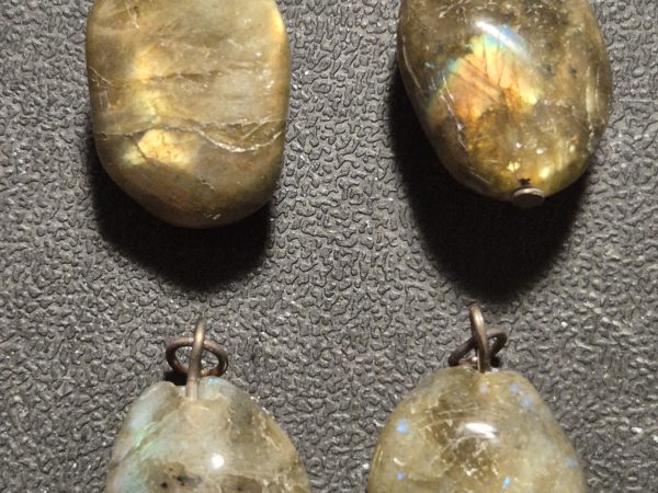 Labradorite argent lot de 4