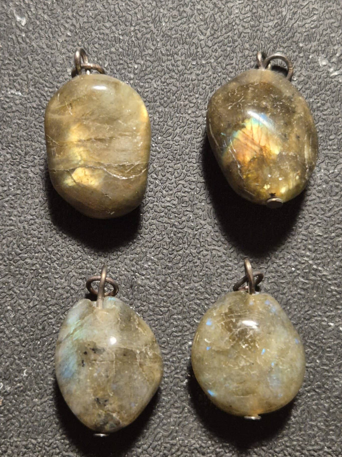 Labradorite argent lot de 4